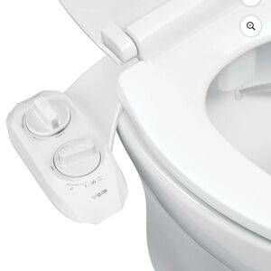 LUXE Bidet NEO 120 Plus – Bidet Attachment, EZ-Lift Hinges and 360°Self-Cleaning